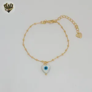 (1-0668) Gold Laminate - Evil Eye Balls Bracelet - BGF