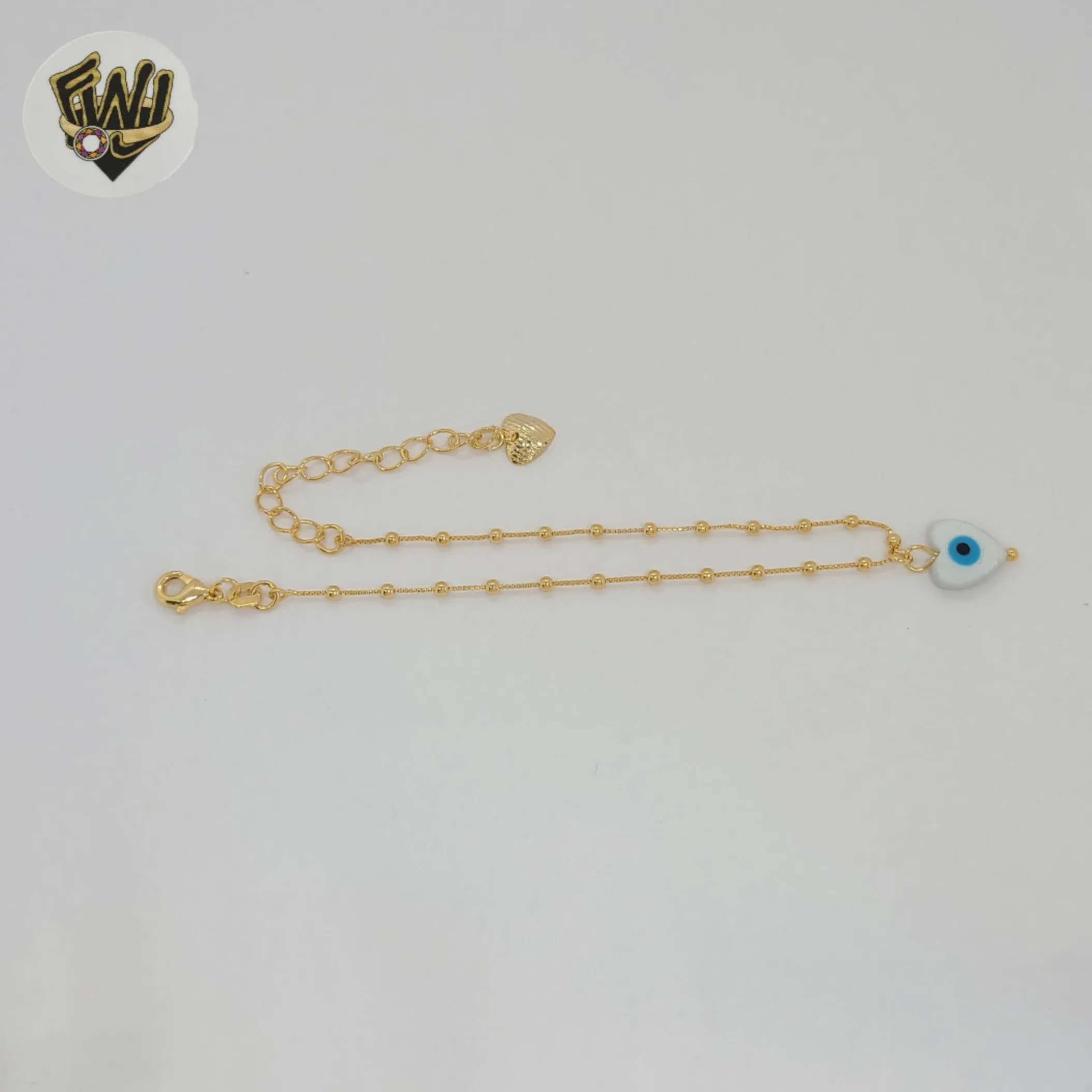 (1-0668) Gold Laminate - Evil Eye Balls Bracelet - BGF