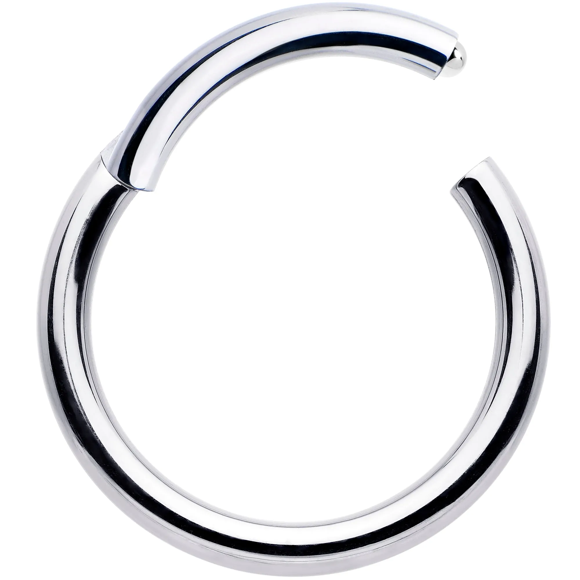 12 Gauge 9/16 316L Surgical Steel Precision Hinged Segment Hoop