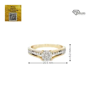 14K Gold 0.32 CTW Diamond Ladies band