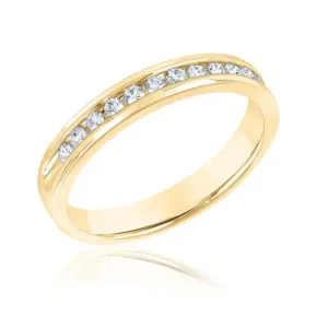 14K Yellow Gold Diamond Band (.25CTW)