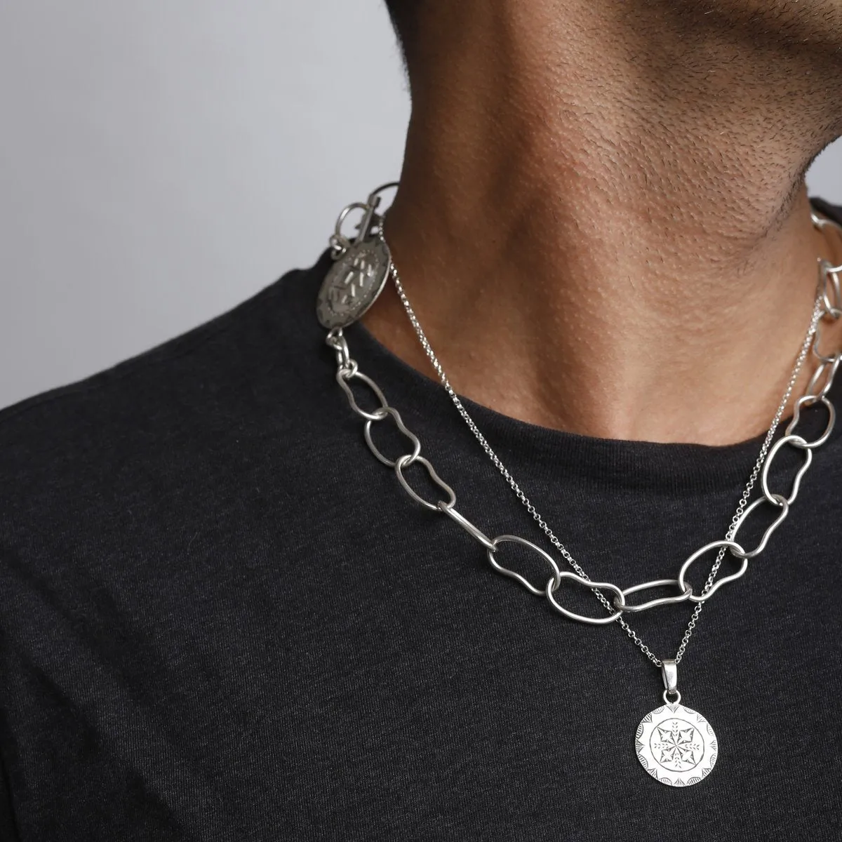 Amazigh Medaillon Simple Chain NECKLACE