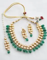 Antique Origins Kundan Necklace Set