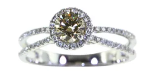 Champagne Diamond Ring