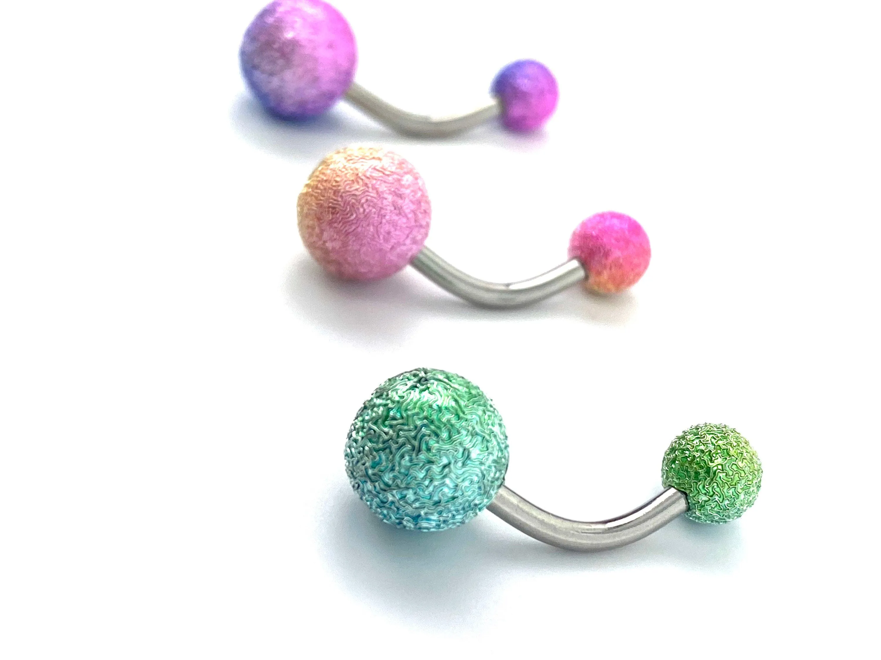 Colorful Crystal Belly Piercing SKU#NBR005