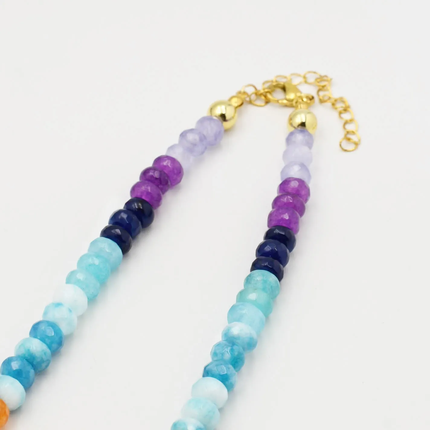 Colorful Gemstone with Pearl N41