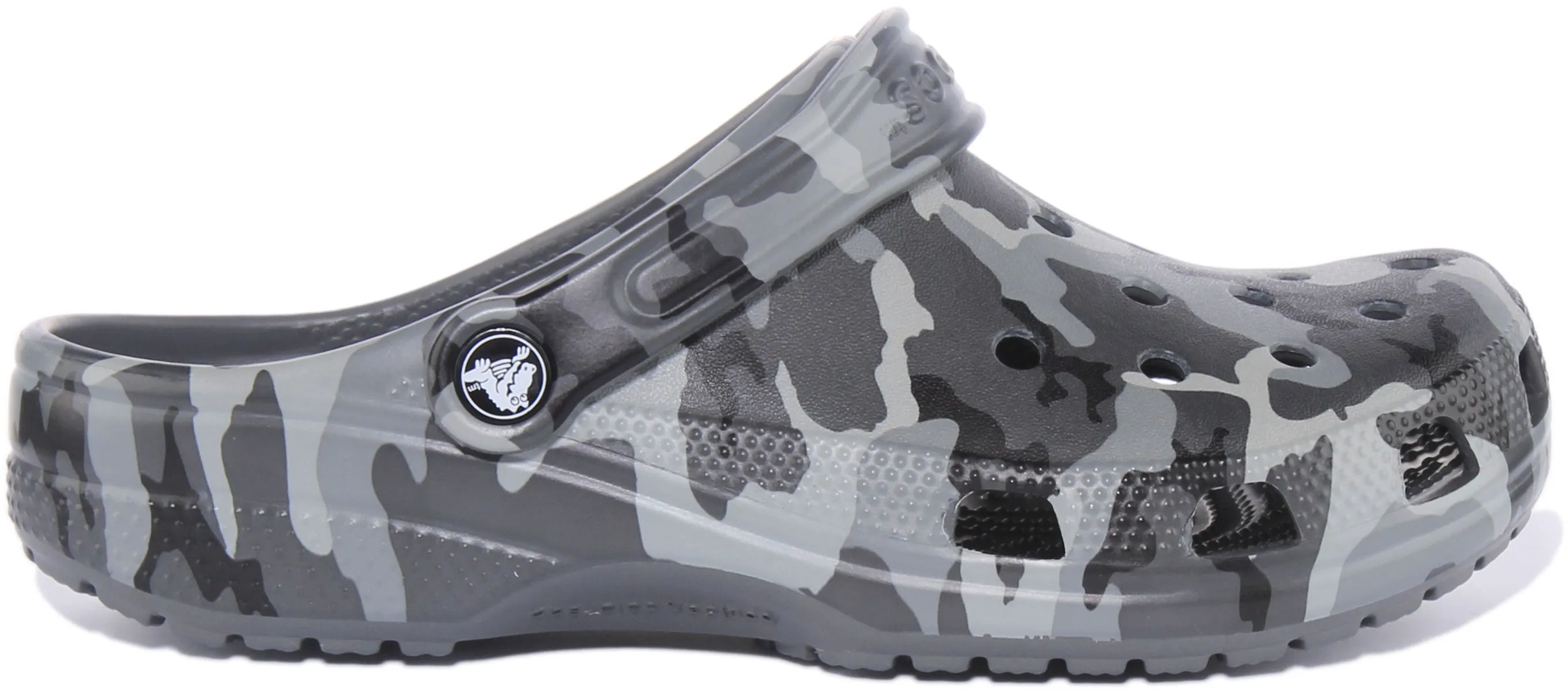 Crocs Classic Camo In Black Grey