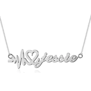 Customized Name Necklace Heart-Shaped Personalized