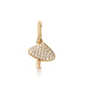 DIAMOND ENCRUSTED MUSHROOM CHARM