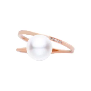 Diamond "Classic" Pearls Ring