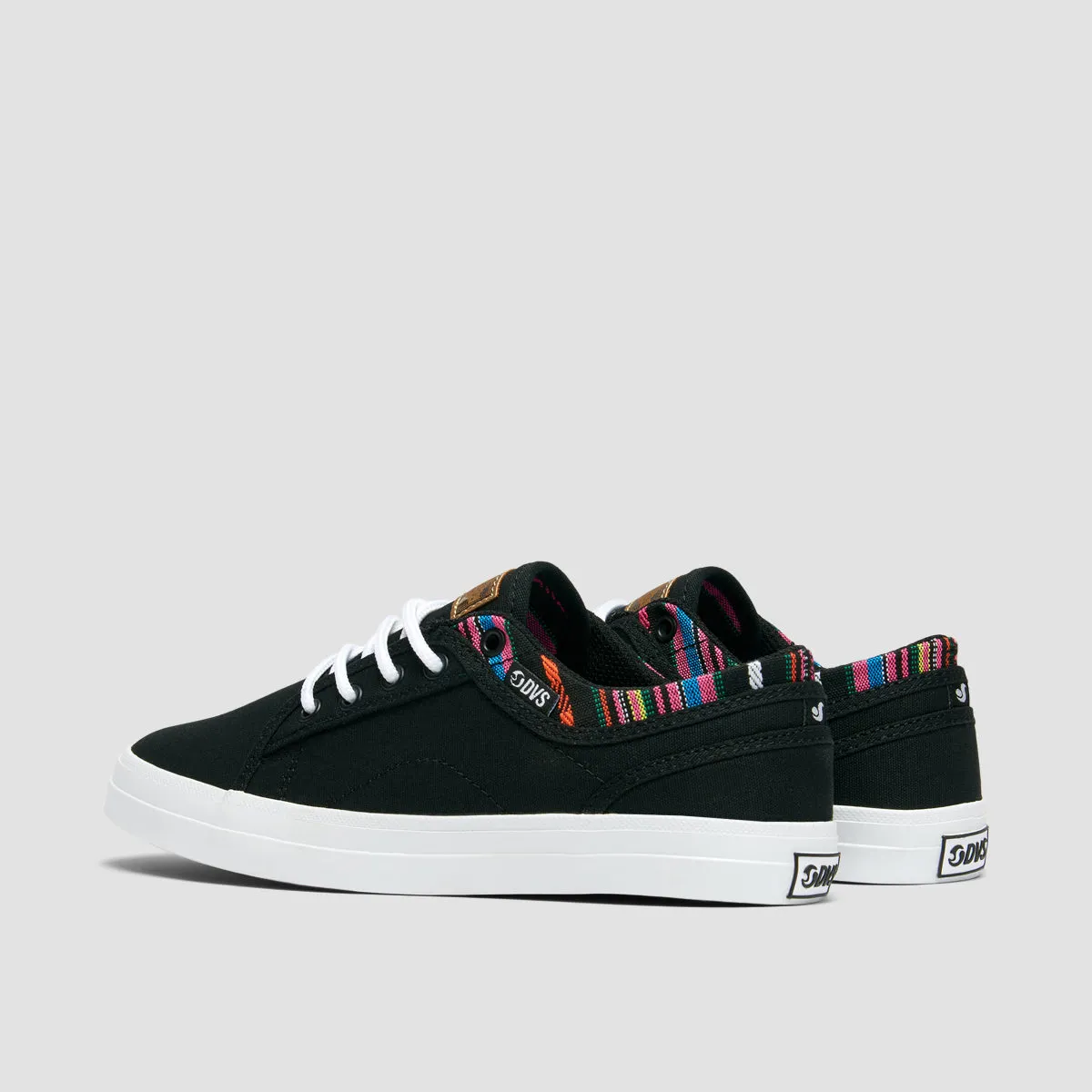 DVS Aversa  Shoes - Black/Multi Canvas - Womens