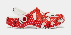 Hello Kitty Classic Clog Mens Sandals (Red/White)