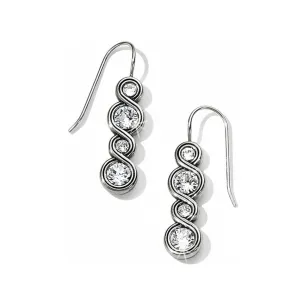 Infinity Sparkle French Wire Earrings