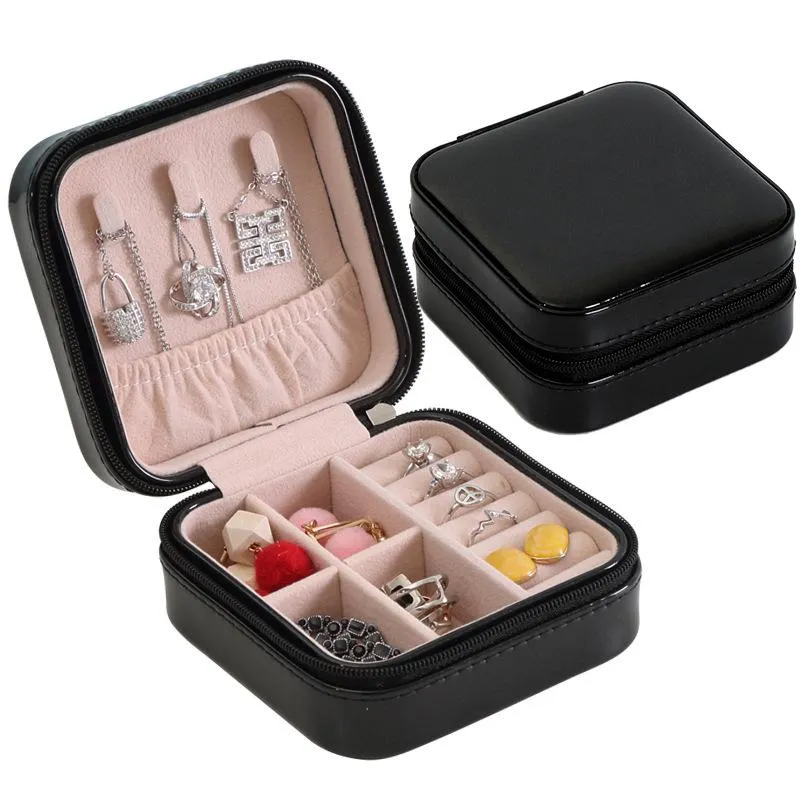 Jewelry Storage Box Simple portable   Travel   bracelet  Earring Box