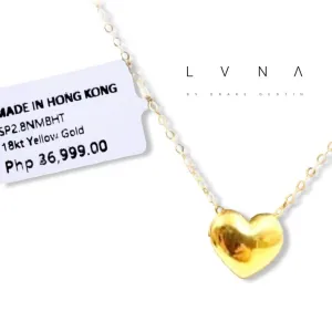 #LVNA2024 | 18K Classic Golden Ivana Heart Necklace