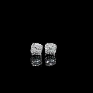 #LVNA2024 | Classic Square Paved Diamond Earrings 18kt