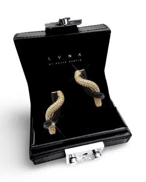 #LVNA2024 | Crossover Knot Hoop Diamond Earrings 18kt