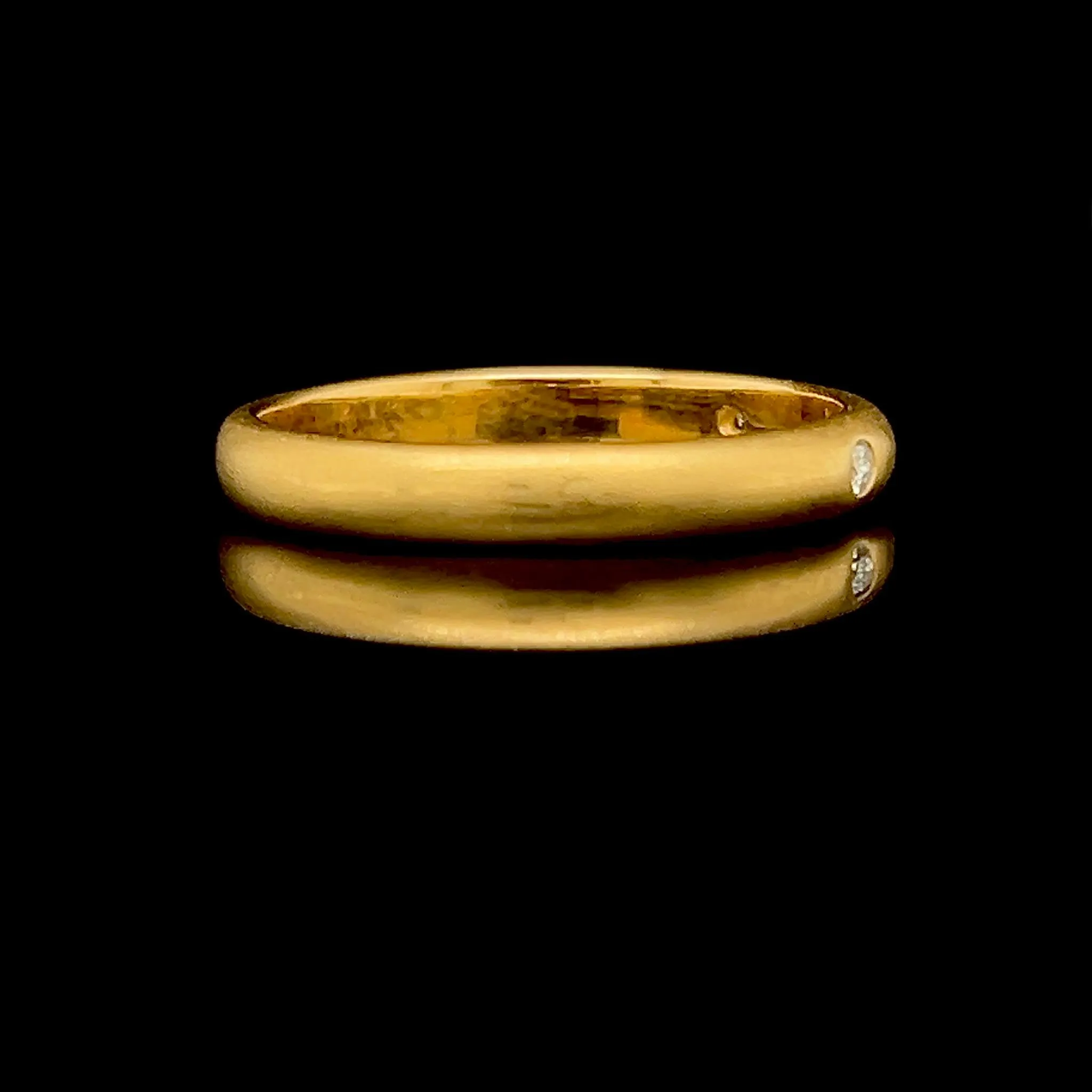 #LVNA2024 | Golden Matte Diamond Ring 18kt