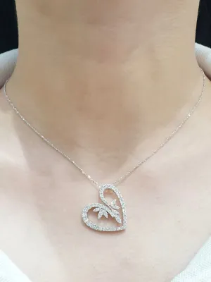 #LVNA2024 | Heart Baguette Diamond Necklace 18kt