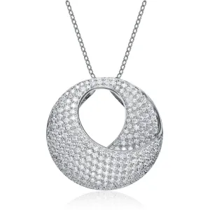 Marguerite Circle Loop Pendant