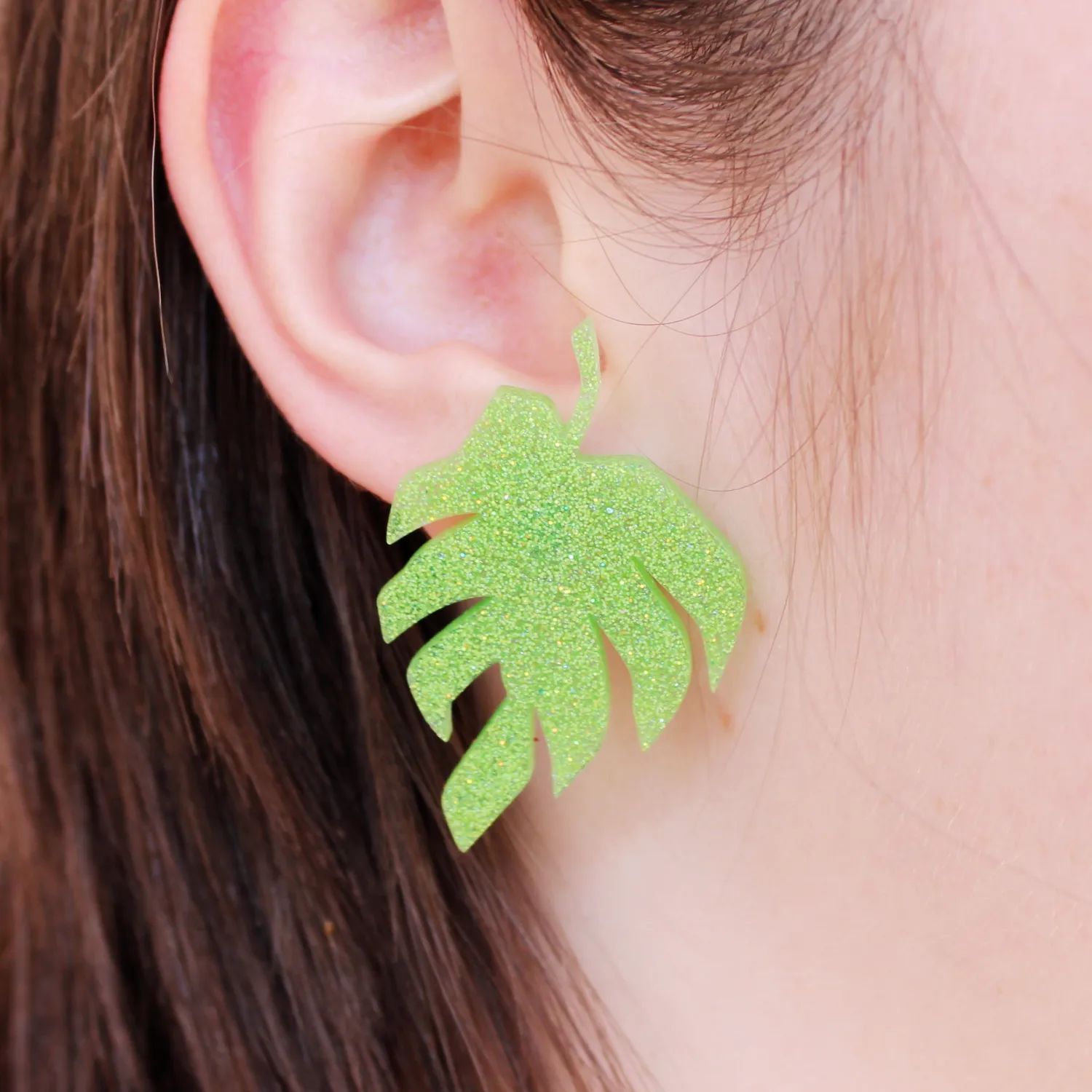 Matcha Leaf Esther Earrings