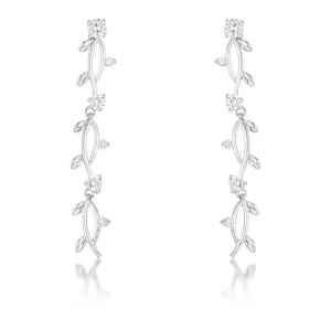 Nathana Romantic Vine Dangle Earrings | 1.1ct