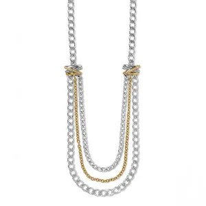 Neptune's Rings Multiple Row Chain Necklace