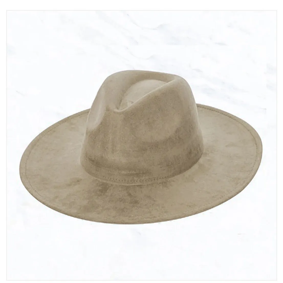 Oyster Western Leather Band w/ Choice of Boho Hat 985h