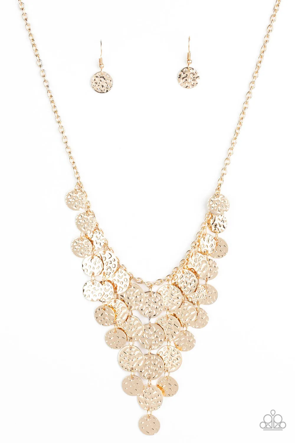 Paparazzi Accessories - Spotlight Ready - Gold Necklace