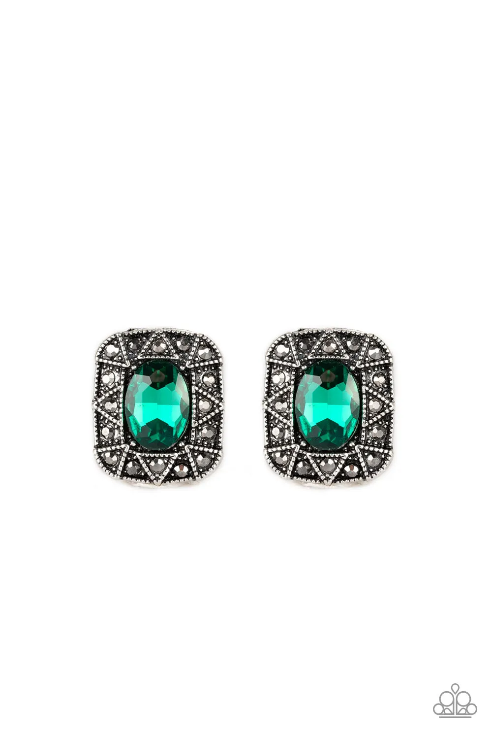 Paparazzi Earring ~ Young Money - Green