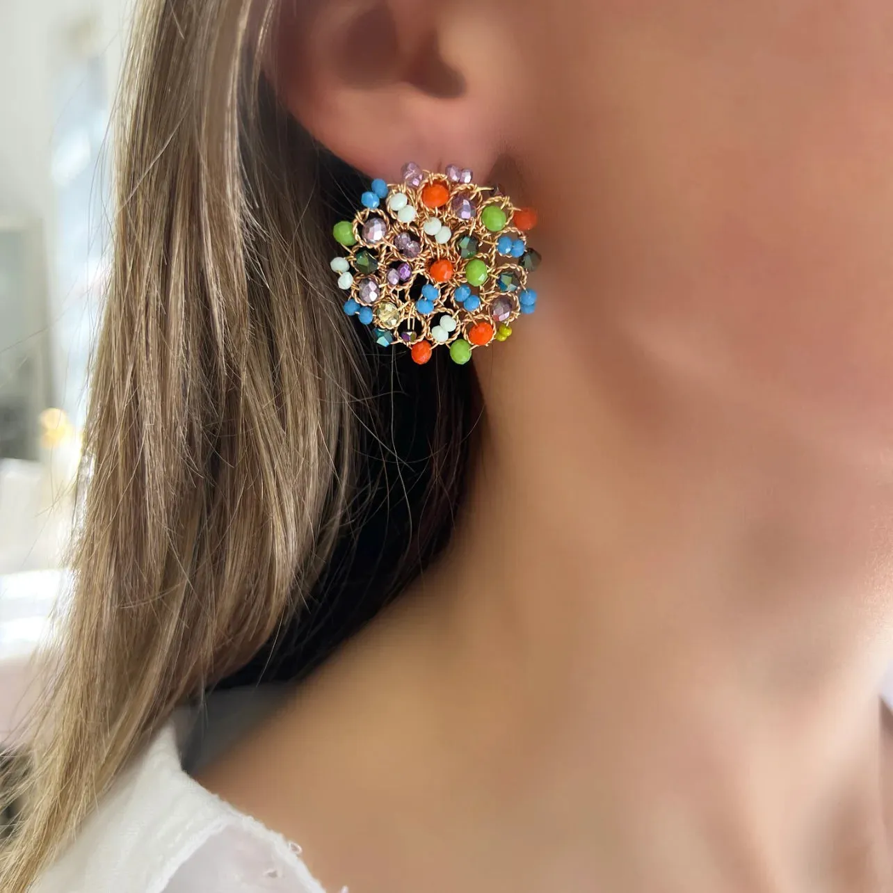 Peacock Earrings