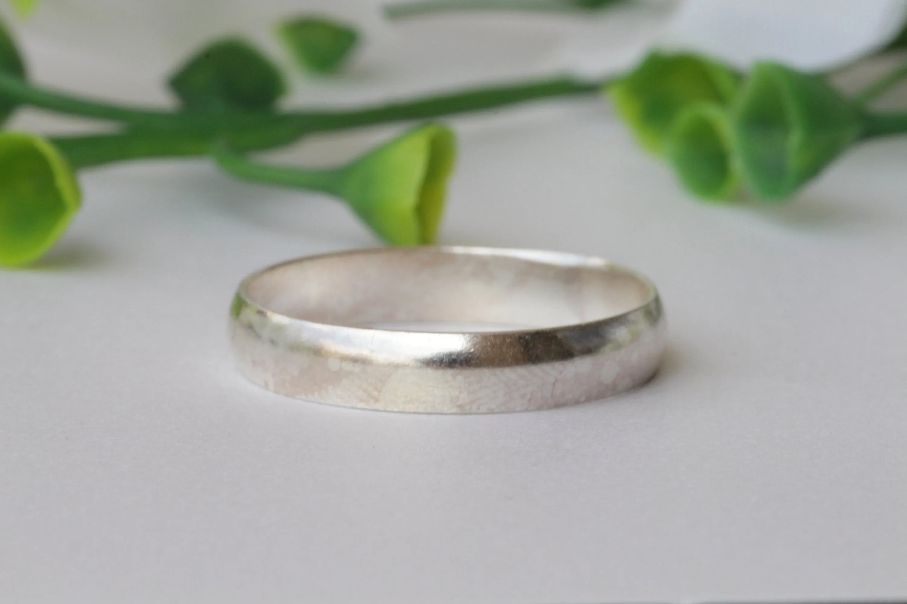 SILVER STERLING Wedding Band