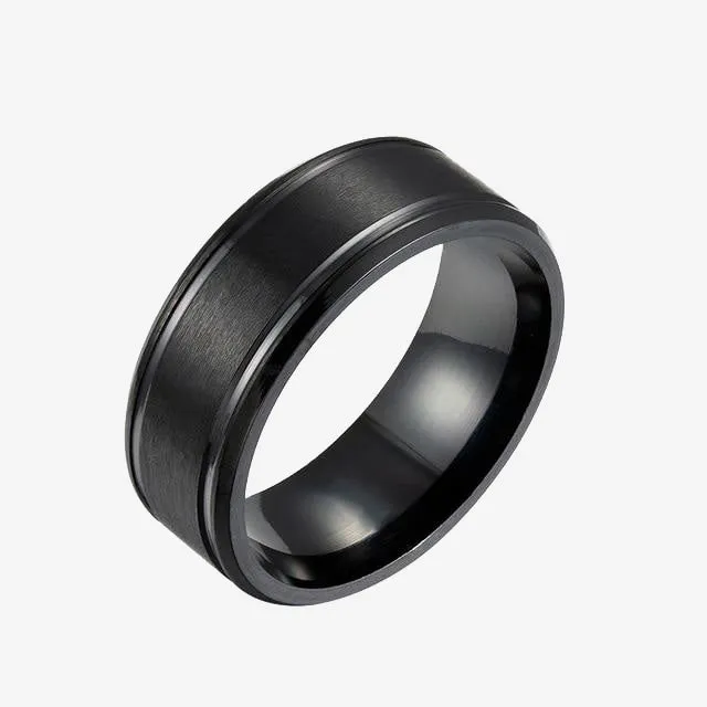 Simple Ring Fashion Gold Ring Men's Women's Exclusive