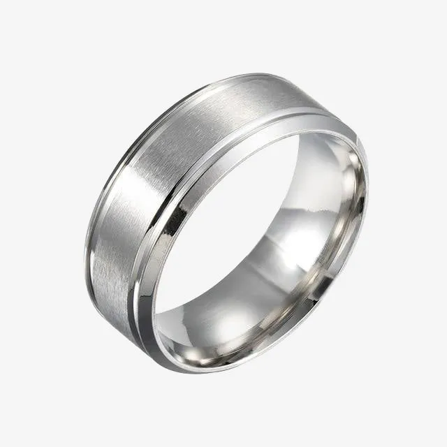 Simple Ring Fashion Gold Ring Men's Women's Exclusive