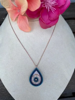 Tara drop Eye Necklace