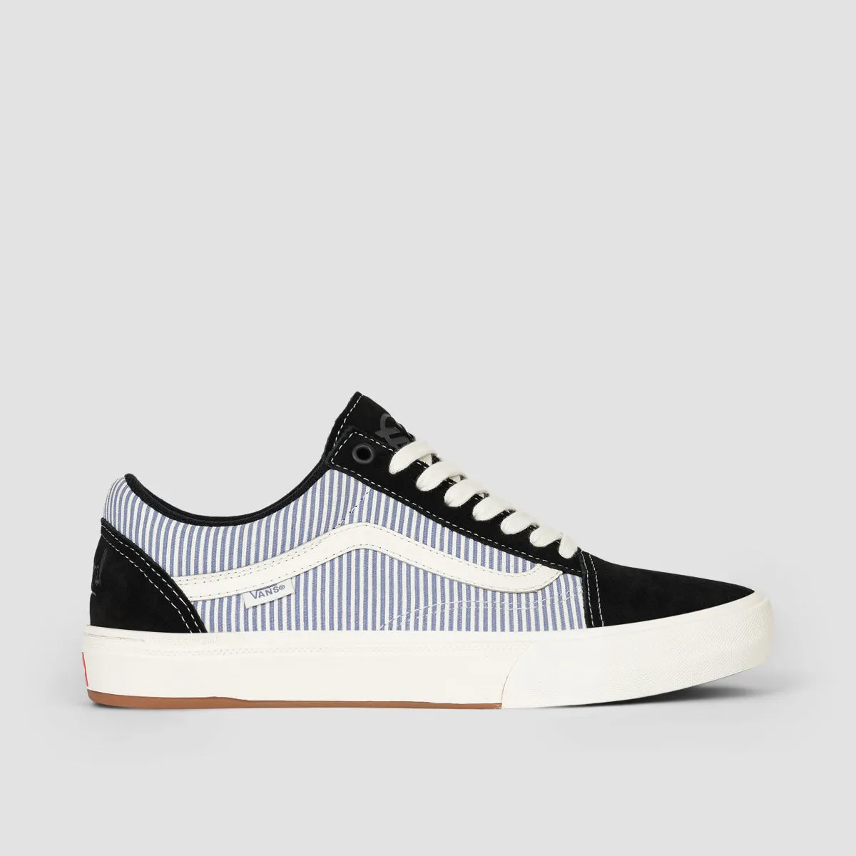 Vans Bmx Old Skool Shoes - Federal Black/Blue Pinstripe