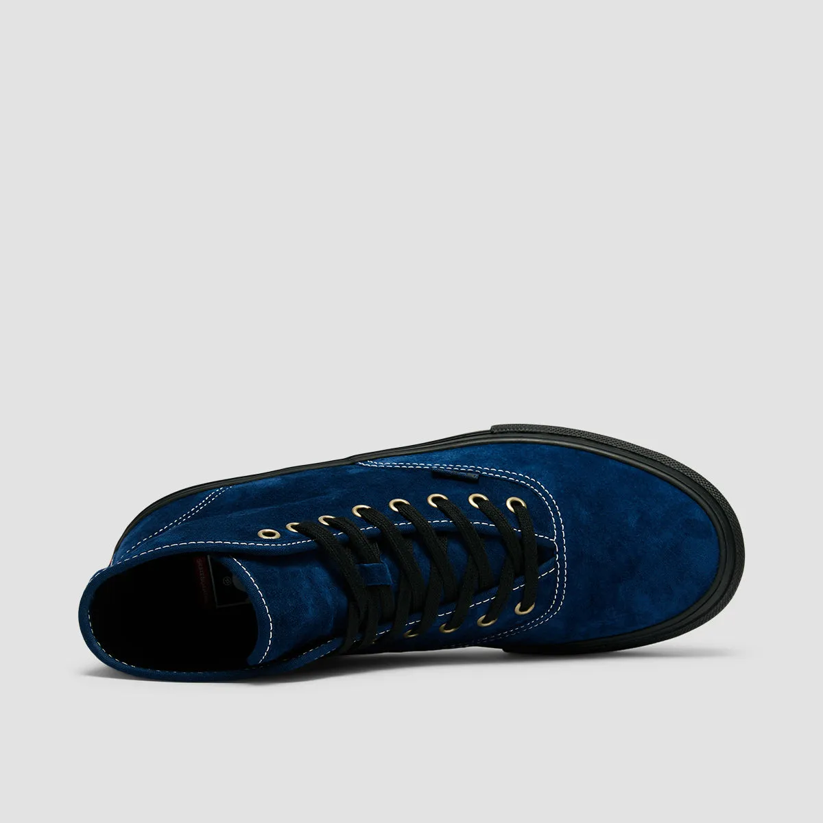 Vans Skate Authentic High Top Shoes - Navy/Black