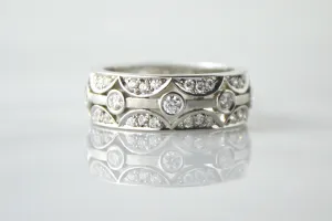 White Gold & Diamond Band